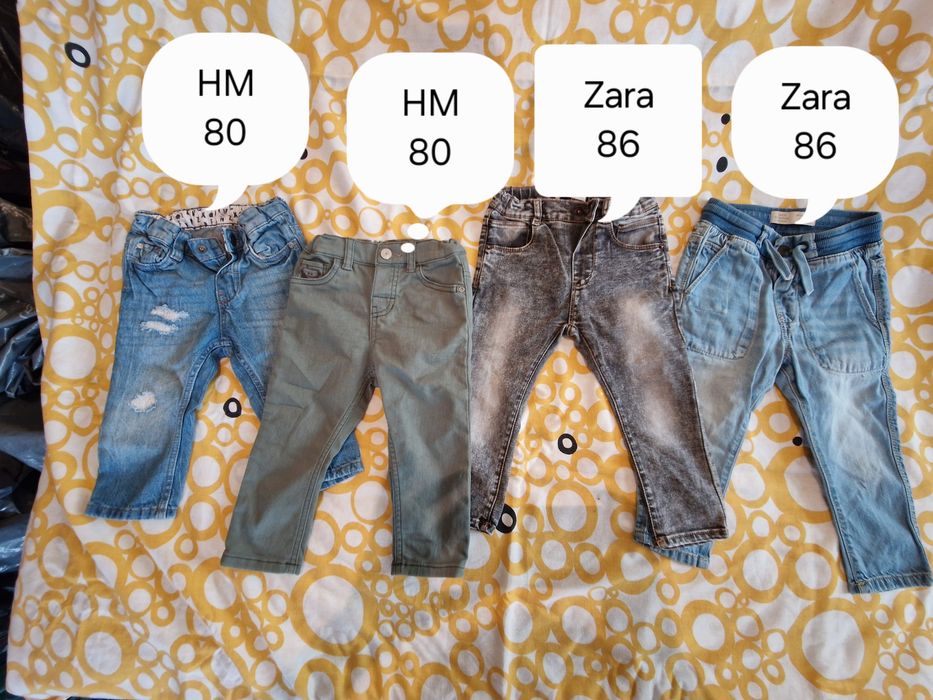 Детски дънки за момче ZARA и HM