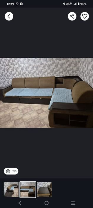 Продам угловой диван за 30 000 б/у
