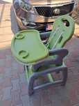 Scaun de masa Juju Eat&Play, Verde