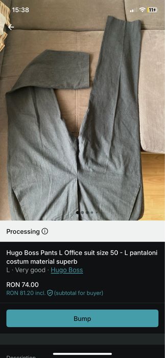 Hugo Boss pantaloni size 50 - office pants