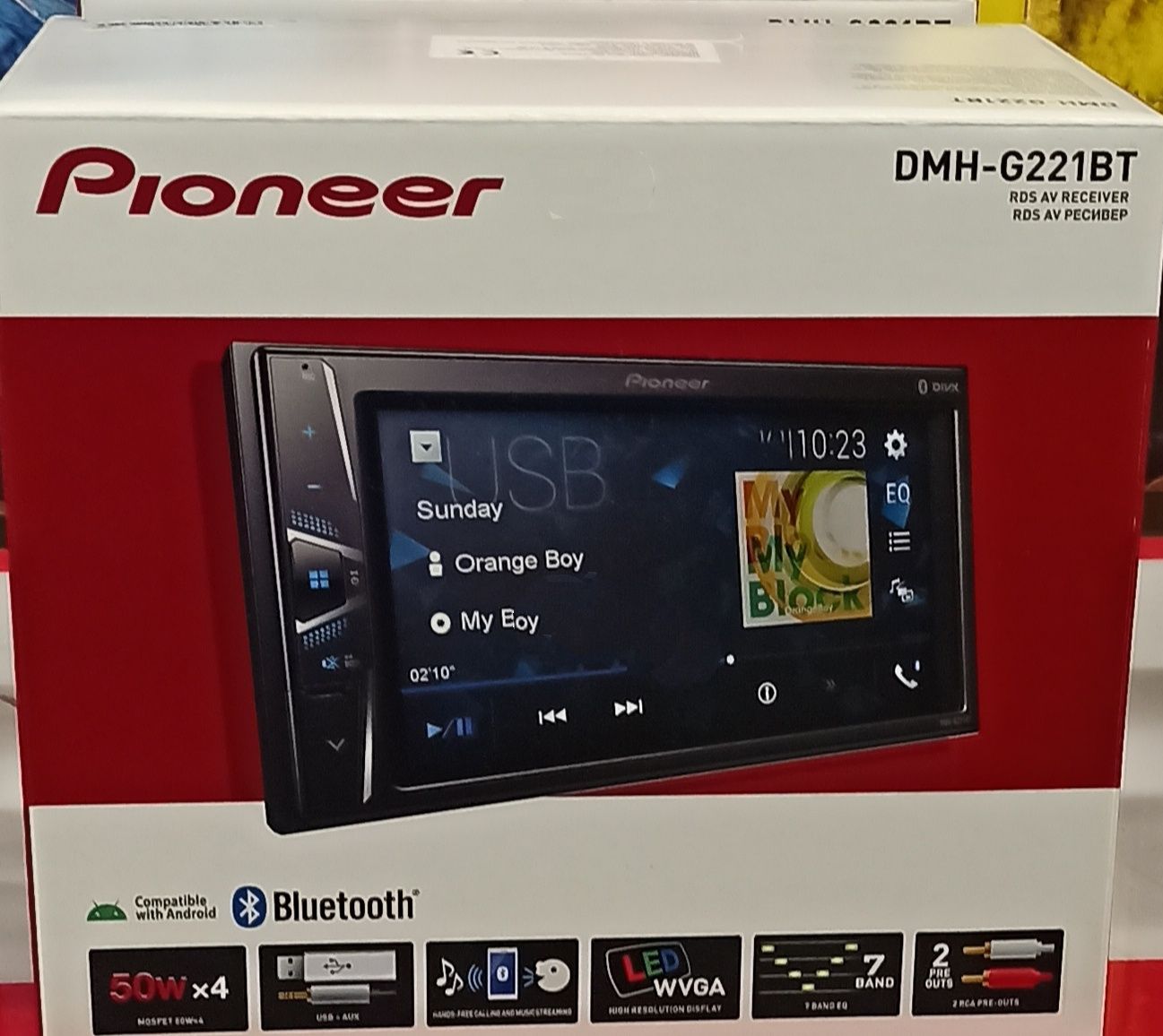 Нови и запечатани с 2г. гаранция! АВТОМОБИЛЕН ПЛЕЪР PIONEER DMH-G221BT