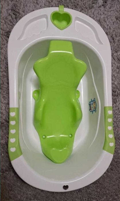 Cadita bebelusi Little Mom Angel Green