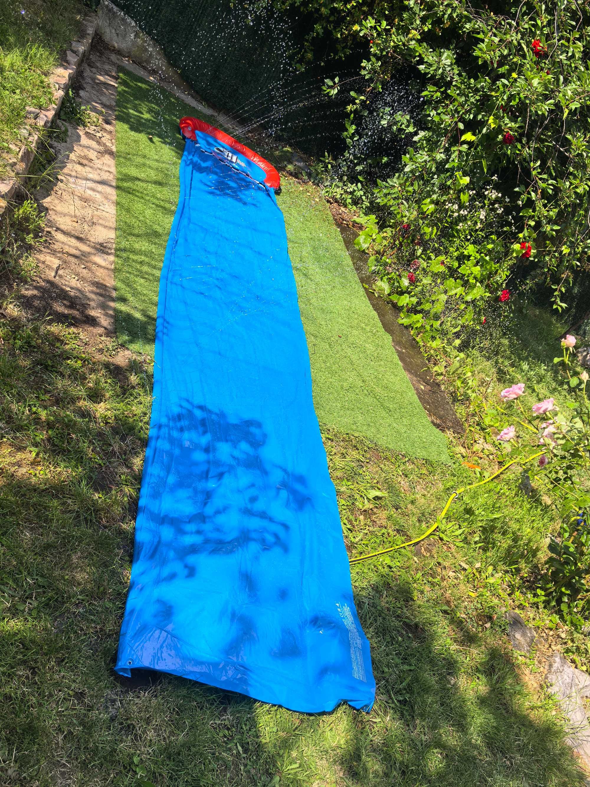 Tobogan de Apa Gonflabil 4.88m – Alunecare Racoroasa pentru Copii!