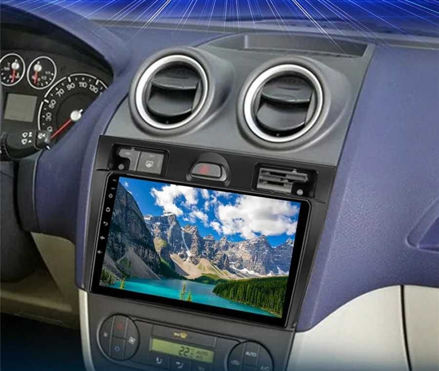Мултимедия Двоен дин Навигация за Ford Fiesta плеър Android 2 DIN