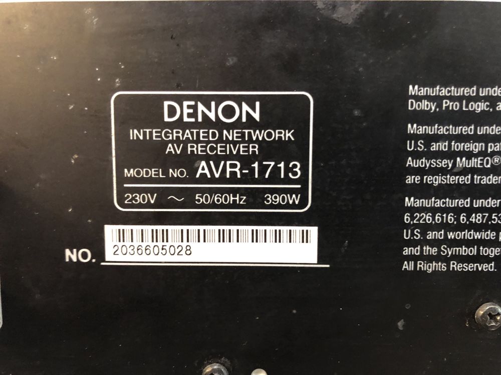 Denon AVR-1713 resiver