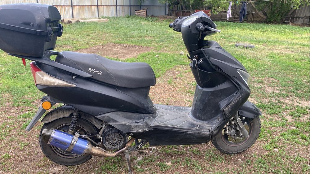 мопед м8 про чёрно матовый