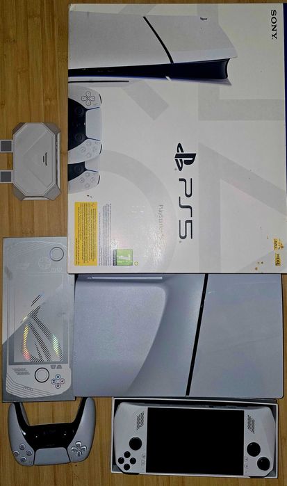 PlayStation 5 slim disc +  Consolă ASUS ROG Ally + Dock JSAUX GARANȚIE