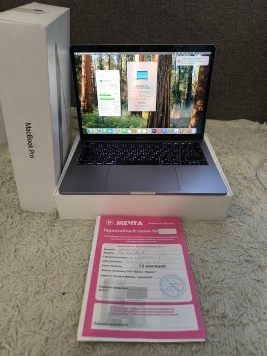 MacBook pro Air 13 в идеальном состоянии, макбук pro 2018