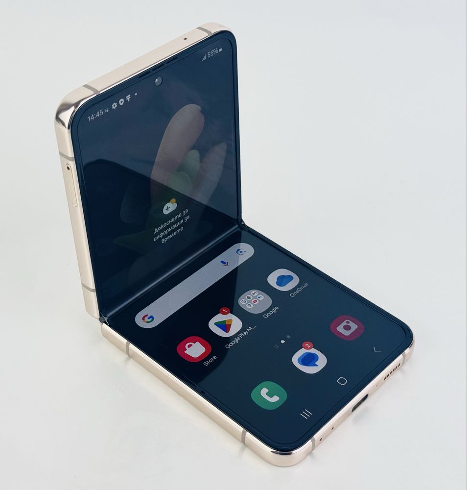 Samsung Galaxy Z Flip 4 5G 128GB 8RAM Pink Gold Перфектен Гаранция!