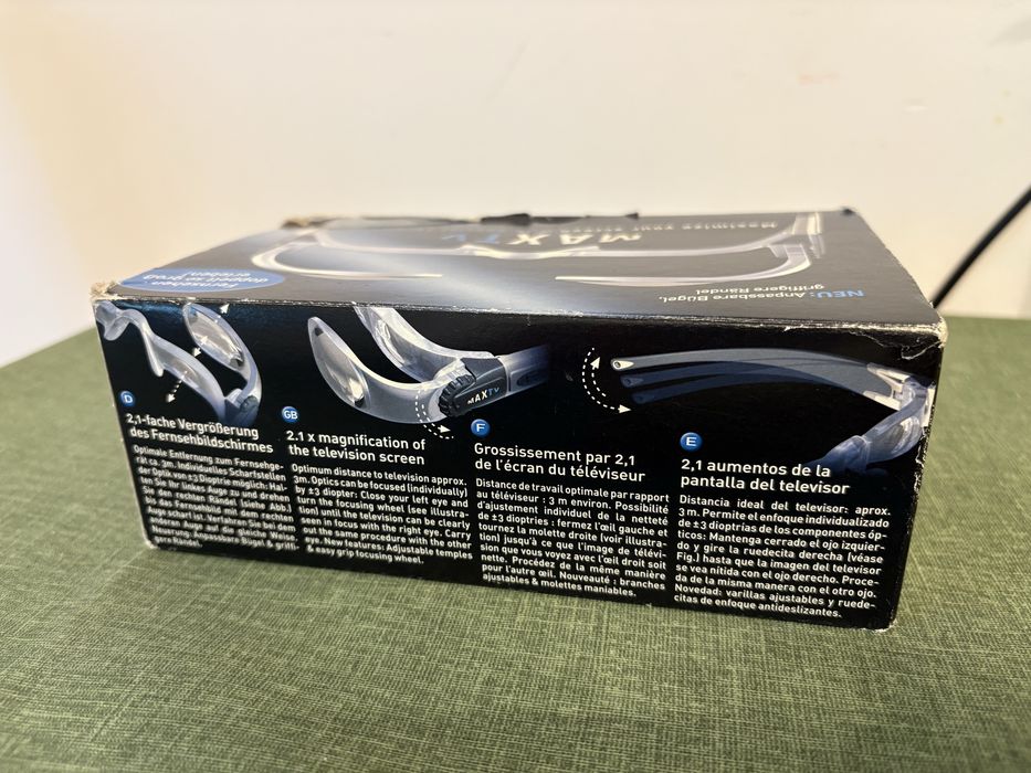 Ochelari Eschenbach MaxTV pentru persoane cu deficiente de vedere