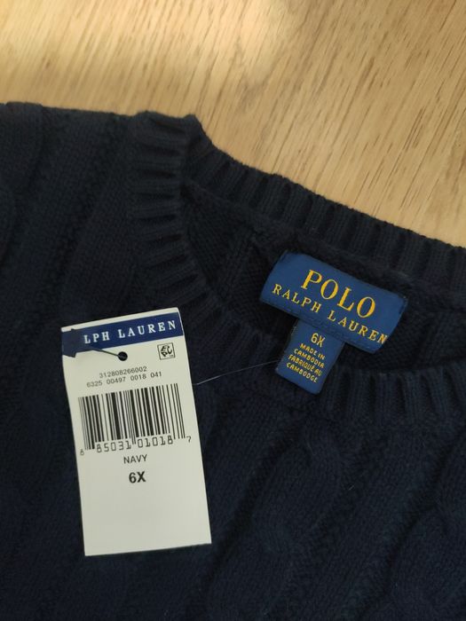 Pulover Polo Ralph Lauren fete 6 ani