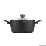 Oala pentru inductie, Florina, Aluminiu, Negru, 6.1l