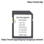 SD Карта за Навигация Mazda 2, 3, 6, CX-3, CX-5, CX-9, MX-5