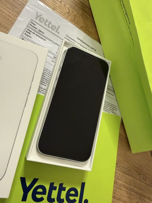 IPhone 16 Йеттел Гаранционен като НОВ ! White - Бял !