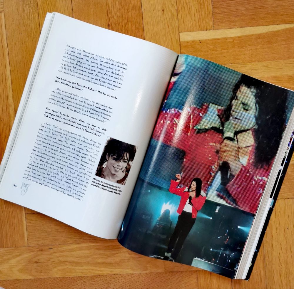 Книга Майкъл Джексън Michael Jackson подписана автобиография на немски
