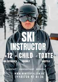 Instructor Ski Profesionist Atestat 12 Ani Experiență