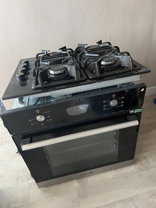 Газовая поверхность, доховый шкаф, вытяжка