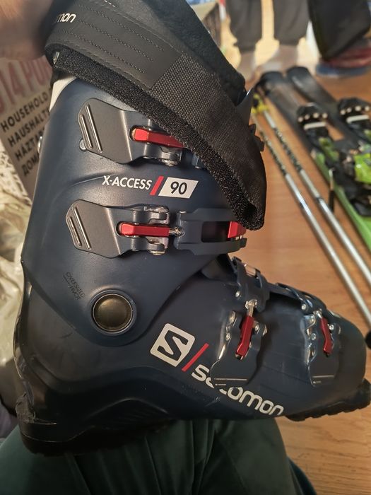 Schiuri Elan 152, clăpari Salomon 28 + bețe și cască