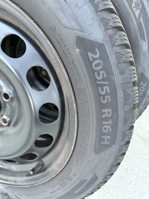 Anvelope de iarna cu jante din otel 205/55 R16 VW Audi Skoda