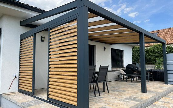 Foișoare terase pergole moderne