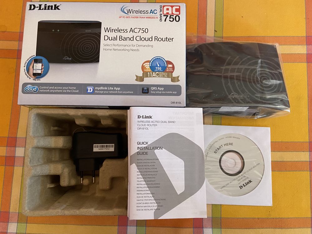 Router Wireless D-Link, AC-Dual Band 750 Mb