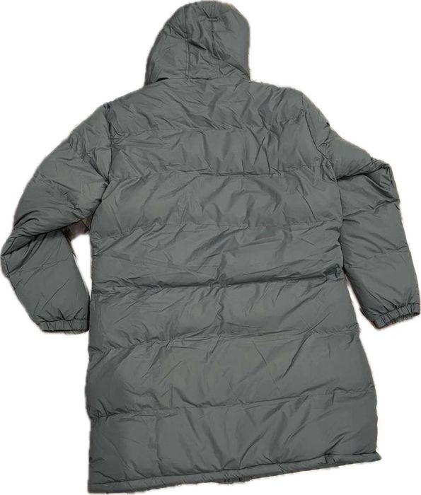 Ново Мъжко Дълго Пухено Яке Fluid - Топ Модел, Сиво