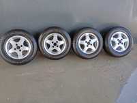 Jante aliaj+anvelope iarna 175/70/r13