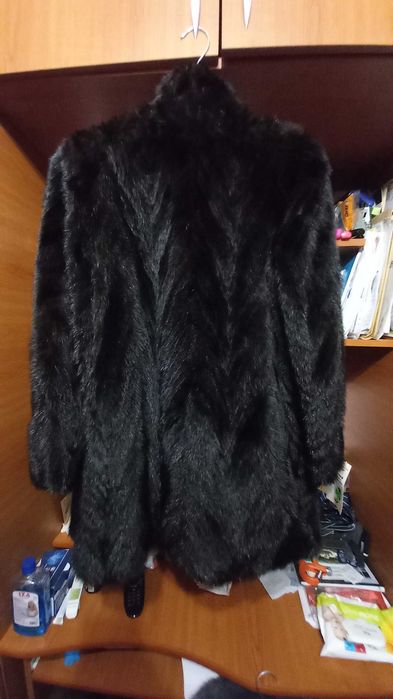 Haine de blana naturala, palton
