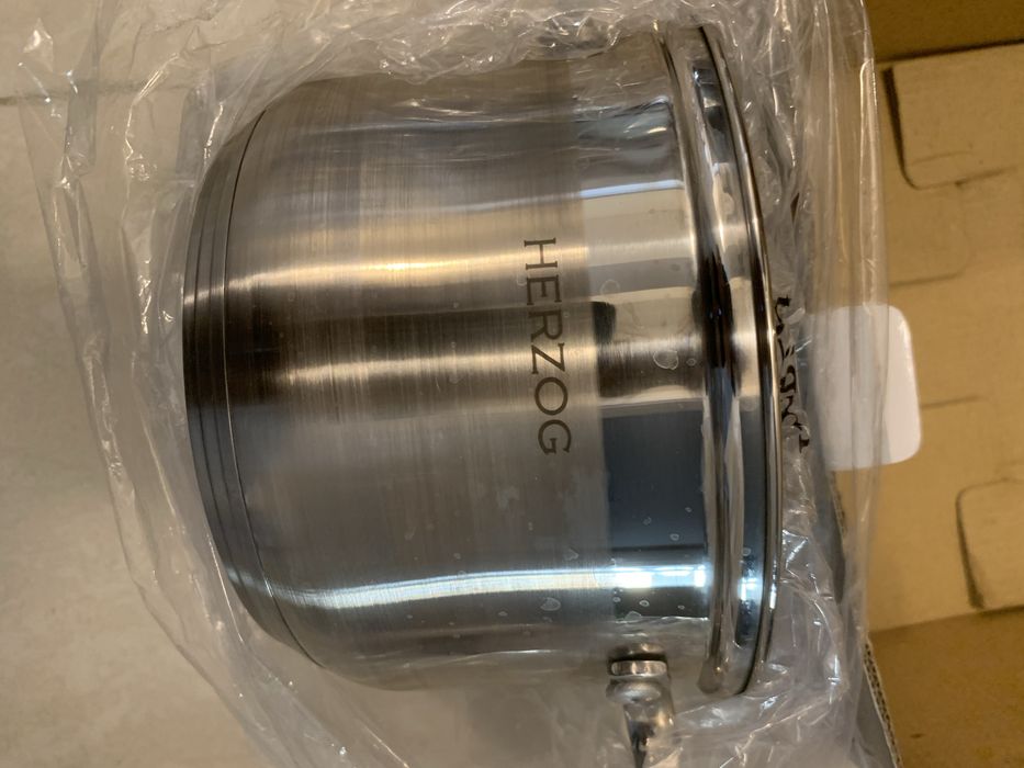 Oala inox 7,5l si 2,5L, capac sticla