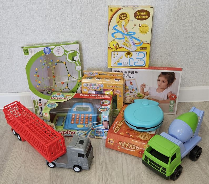 Игрушки дешево от 1000 тенге