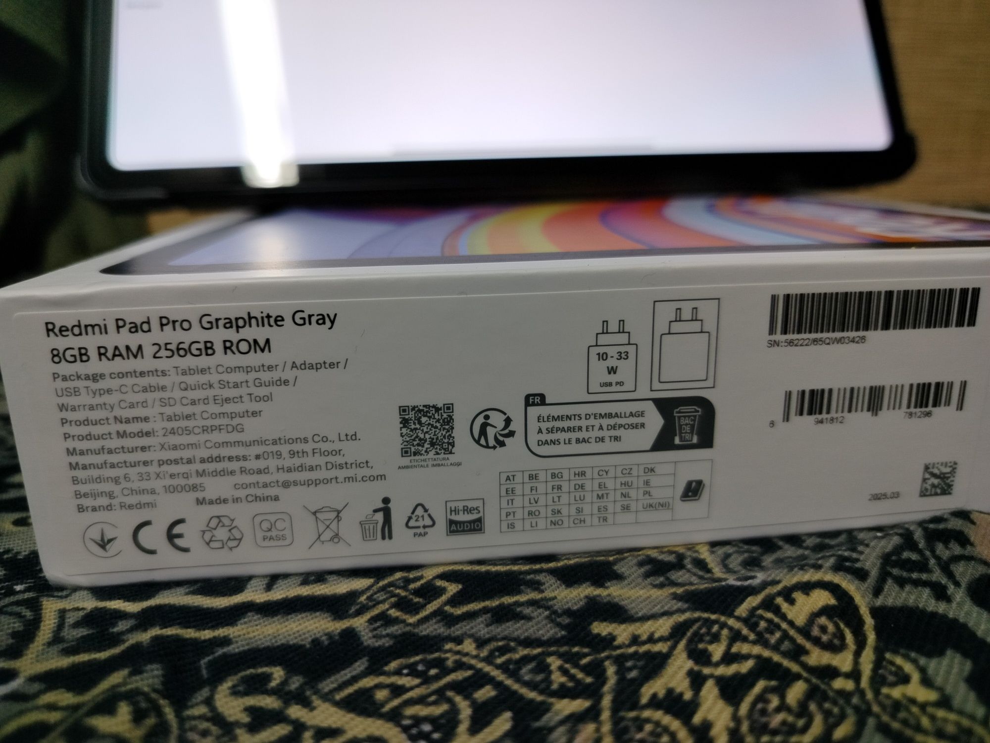 Xiaomi Redmi Tab Pro 6 8GB/256GB В гаранция до 05.2027