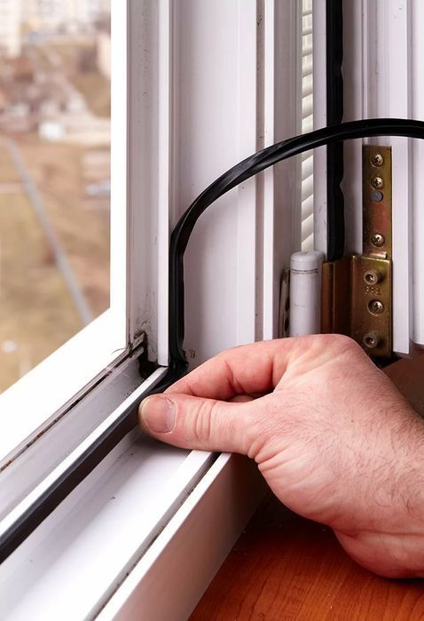 Ремонт пластиковых окон Замена резинки