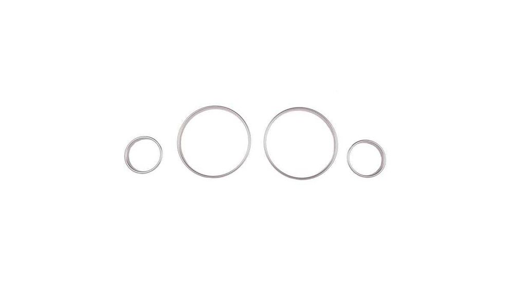 Inele de bord argintii BMW seria 5 E39 Sedan și Touring 1995-2003