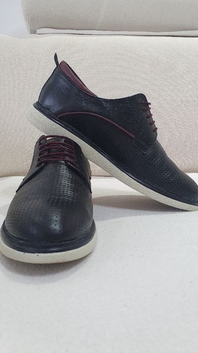 Pantofi Bărbați,din piele, închidere cu șiret nr43