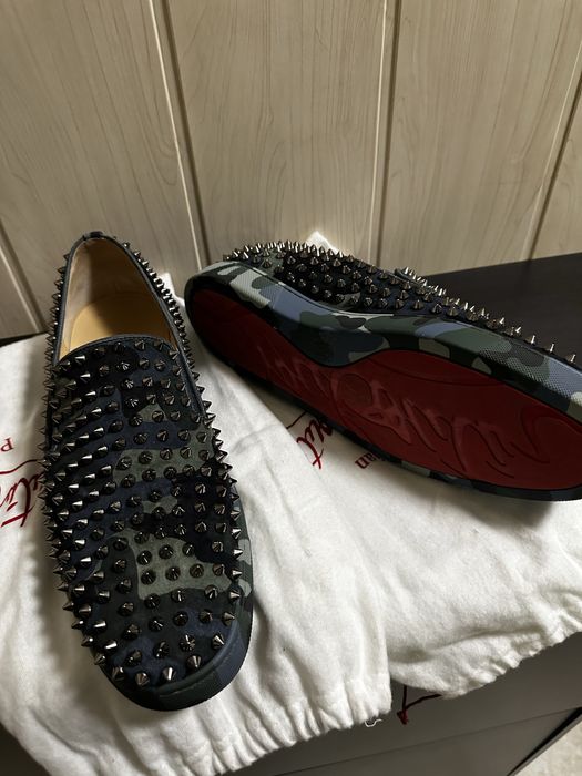 Christian Louboutin Roller Boat Flat Camouflage