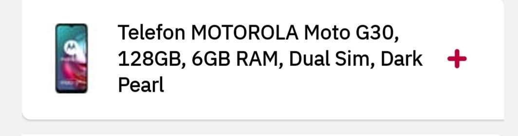 Motorola G30 cu cablu, încărcător, carcasa protectie si folie nouă