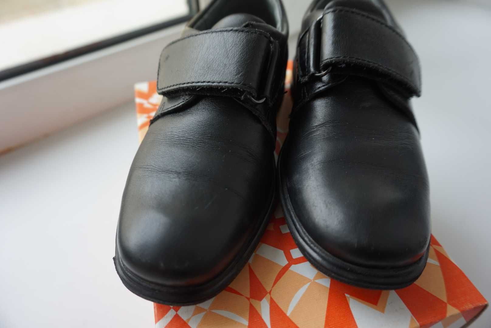 Туфли детские для мальчика, кожаные 29 р, фабрика Шаговита Белоруссия