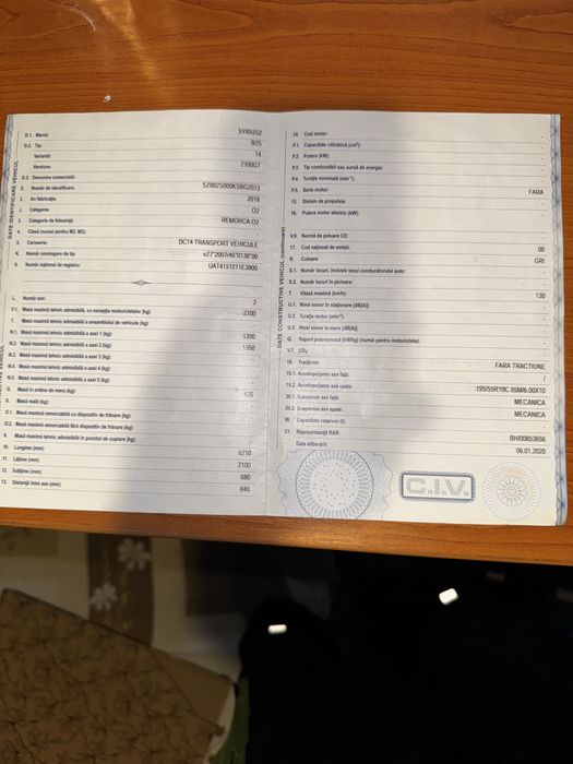 Platforma auto 4.5m Aluminiu Gala