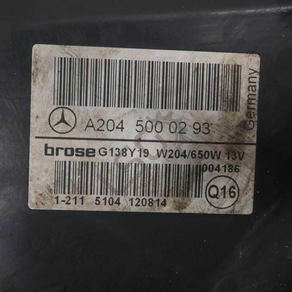 Дифузьор Mercedes-Benz C-Class 204 (W/S/C) 2007-2014 ID: 145492