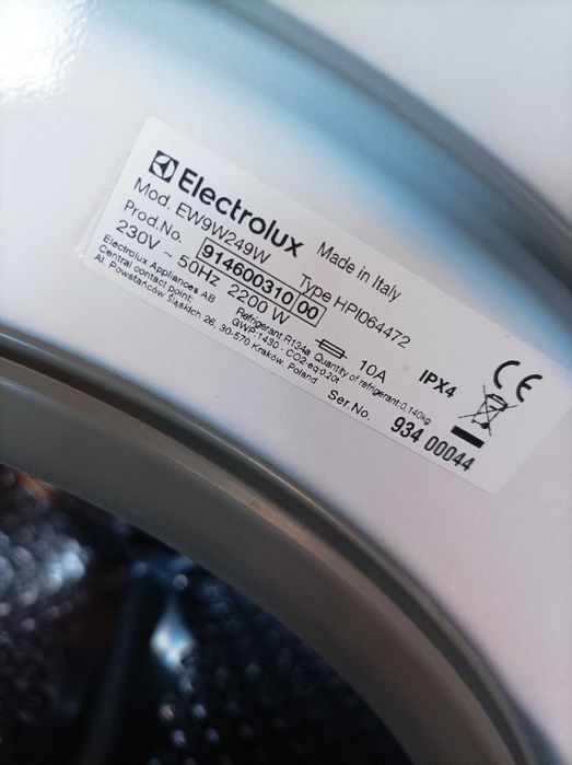 Комбиниран електроуред Пералня и Сушилня Електролукс, Термо Помпа.2023