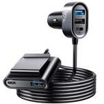 Разклонител за автомобил joyroom jr-cl05 / 5 port 72w