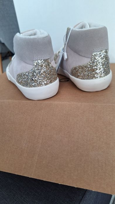 Кожени обувки MANGO, 31 номер