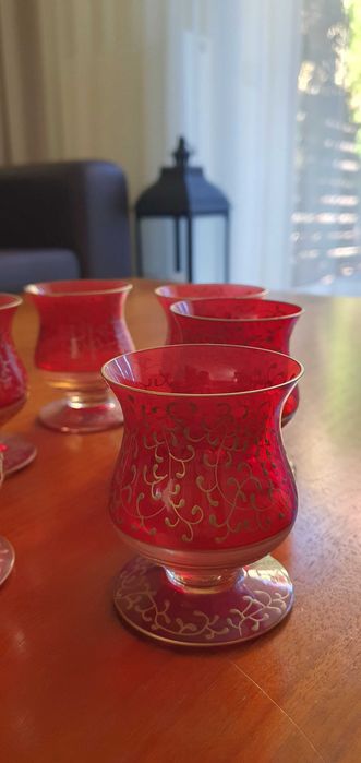 Vand set 6 pahare, vintage, 100 lei