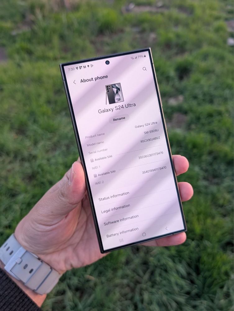 Samsung s24 ultra (12/512 ииидеал Sim+esim)