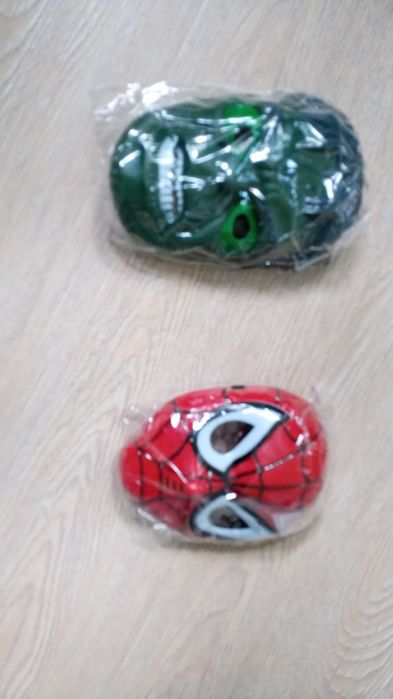 Светеща маска лед LED на Спайдърмен или Хълк Hulk