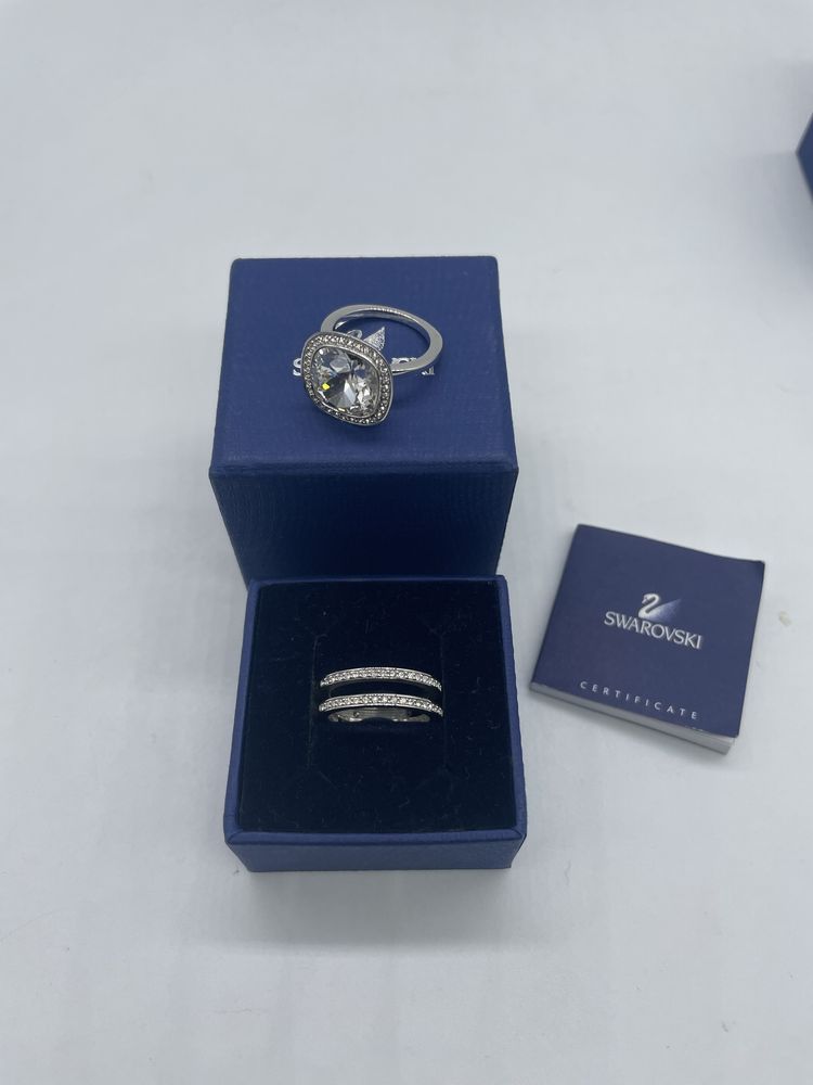 Vand inel Swarovski original 2 in 1