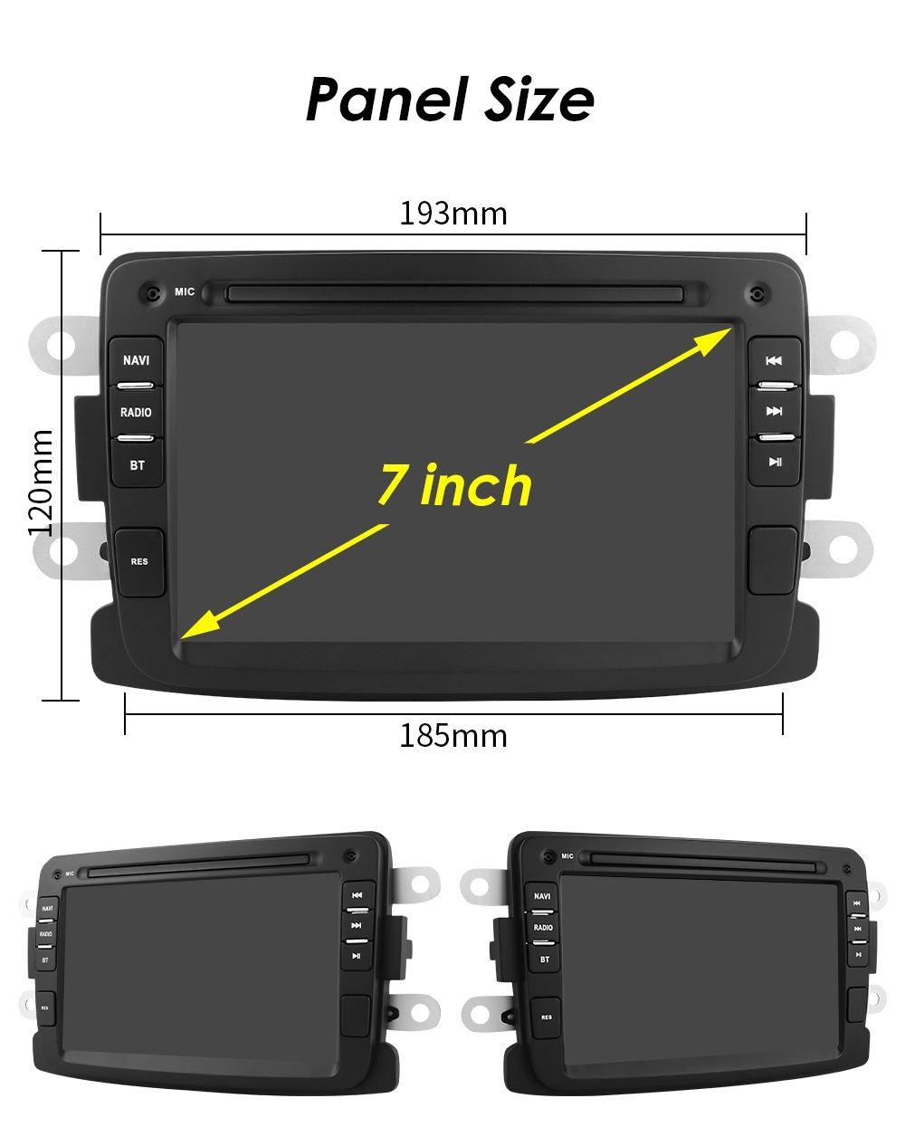 Navigatie Android Dacia Duster,Logan,Lodgy,Sandero,Captur,SimbolDokker