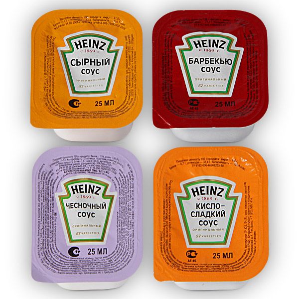 Heinz кетчупы, соусы от официального дистрибьютора