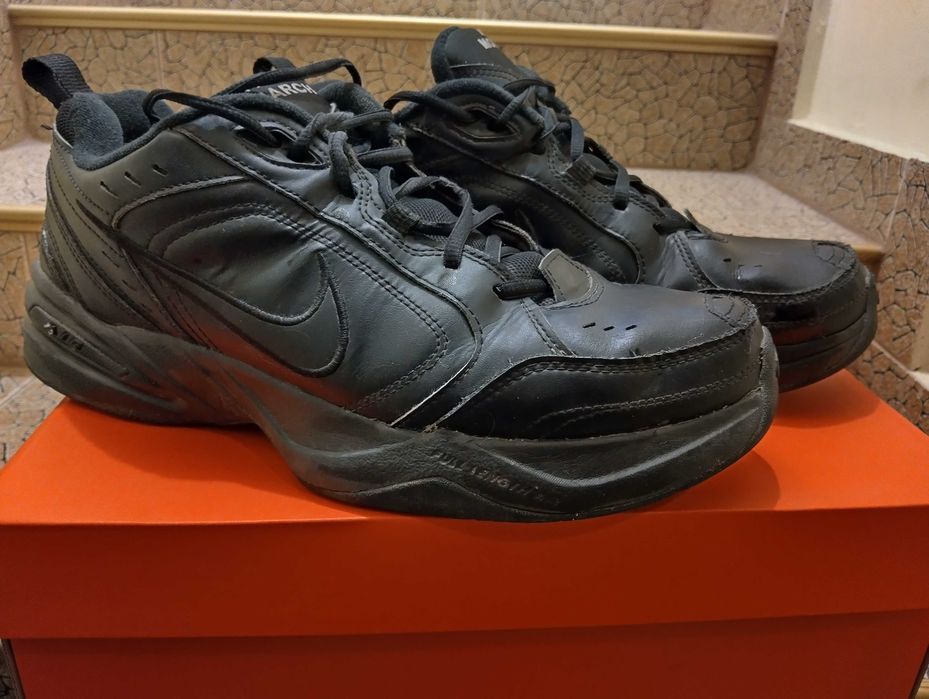Зимни кожени маратонки Nike Air Monarch