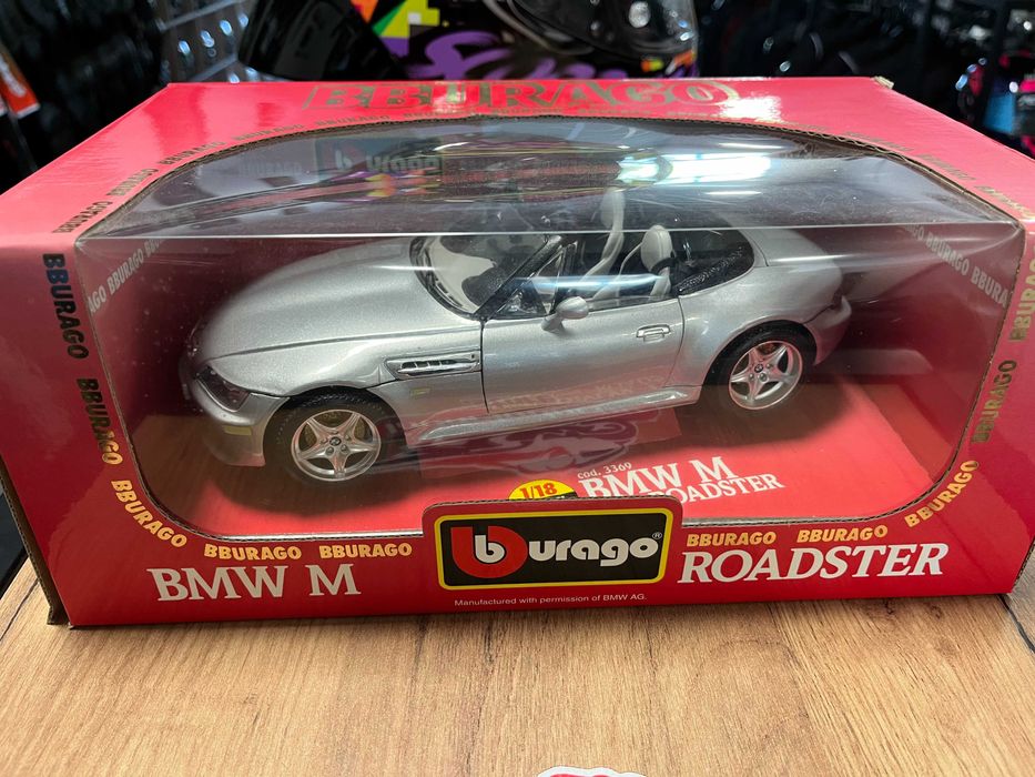 Чисто нов BBURAGO метален колекционерски модел количка BMW Z3 M CABRIO